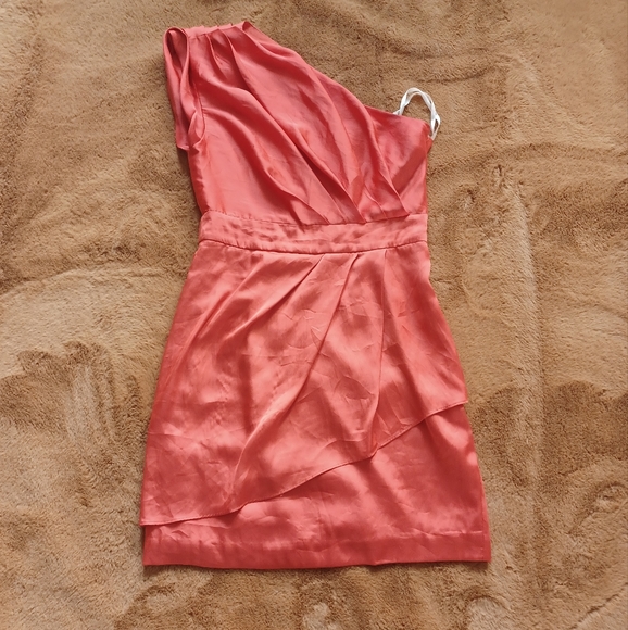 BCBG Red Satin Dress ❤️ - Picture 4 of 8